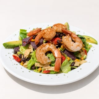 Southwestern Salad - Cajun Shrimp